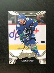 2022-23 Upper Deck MVP Silver Script #204 Conor Garland SP Vancouver Canucks - Picture 1 of 2