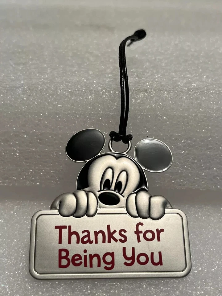 Ornamento Mickey Peltre Sello Disney “Gracias por Ser Tú” Foto 1 de 1