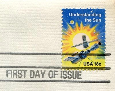 Space Achievement Understanding the Sun-1981-1st day issue-Golden Replica - Image 1 of 3