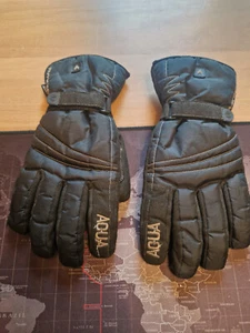 frank thomas kangaroo black motorcycle gloves leather/nylon waterproof size M. - Picture 1 of 6