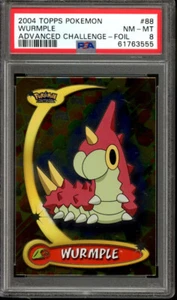 2004 Topps Pokemon Advanced Challenge Wurmple #88 - Holo Foil PSA 8 Near Mint - Bild 1 von 2