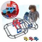 Electric Assembled Race Rail Track Interactive Construction For Kids Car V4T3