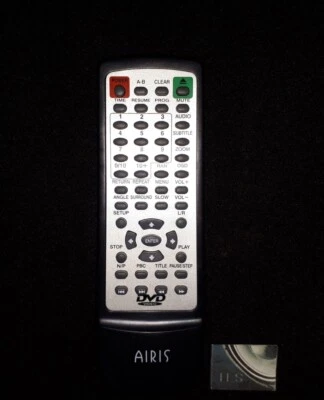 MANDO DVD AIRIS 2 ORIGINAL - Imagen 1 de 3