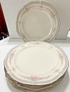Noritake Ivory China ROTHCHILD #7293 - 6 dinner plates - 10/5/8" - Picture 1 of 7