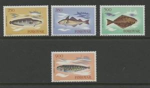 FAROE ISLANDS 97-100, 1983 FISH, MNH, (DE3898K) - Picture 1 of 1