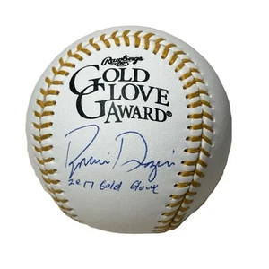Brian Dozier Minnesota Twins Signed & Inscribed Gold Glove Award Baseball - Picture 1 of 1