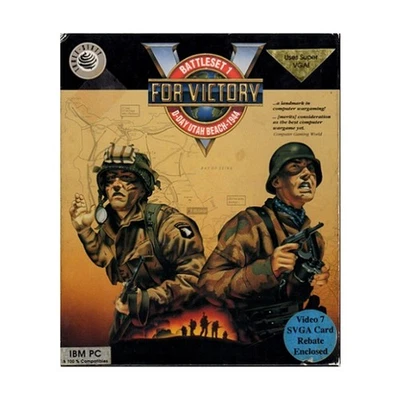 Three-Sixty Pacific Computer Wargame V for Victory - Utah Beach VG/NM - Image 1 of 2