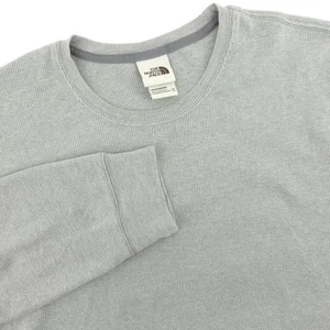 North Face Base Layer Thermo Shirt Herren XXL grau langarm Waffelstrick - Bild 1 von 9