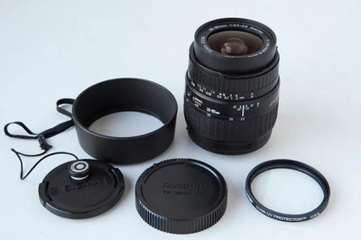 Sigma Zoom 28-80mm f/3.5-5.6 Macro Aspherical for Minolta / Sony A w/Hood,Filter - Image 1 of 4