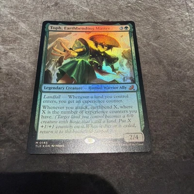 Toph, Earthbending Master #145 (Foil) (NM) TLE Magic MTG - Image 1 of 2