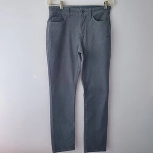 Pantalones de pana gris para mujer St. John's Bay pierna recta cintura elástica talla 8 - Imagen 1 de 15