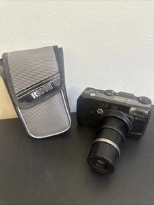 Fotocamera Ricoh RZ 3000 35mm pellicola punta e scatta nera con borsa testata - Foto 1 di 15