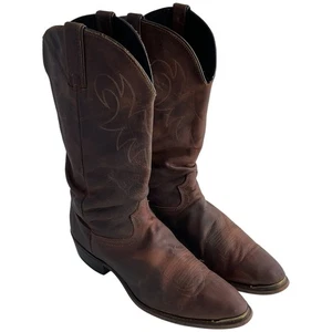 Durango Slouch Braun Leder Cowboy Western Stiefel Herren Größe 11 D - Bild 1 von 22