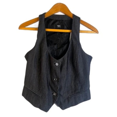 Mossimo Pin Striped Vest Dressy Size Small Office Work Career  - Image 1 of 4