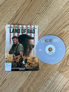 Land of Bad (2024) DVD & Art NO CASE Action War Liam Hemsworth Russell Crowe - Imagen 1 de 3