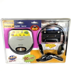 Koss CDP677CP Personal CD Player Headphones & Car Kit ~ New  Sealed - Picture 1 of 9