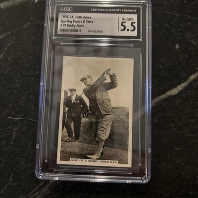 1935 JA Pattreiouex Bobby Jones CGC5.5 - Image 1 of 3
