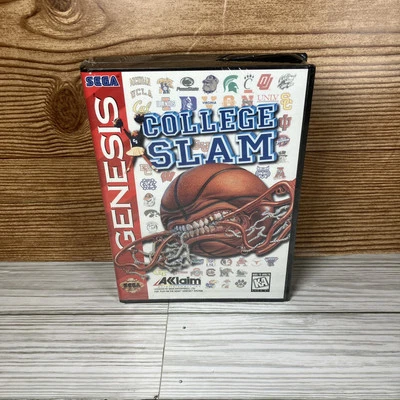 College Slam (Sega Genesis, 1996) New - Factory Sealed With Protector - Image 1 of 4