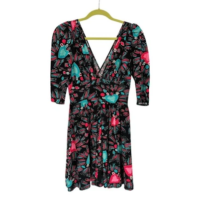 Новый NoTag Trashy Diva платье 2 священные сердца вискоза глубокий вырез кукла винтажный стиль - Изображение 1 из 4