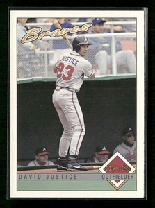 1991 O-Pee-Chee David Justice #180 Atlanta Braves - Picture 1 of 2