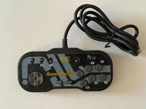 PC Engine Avenue Pad 6 PCE Controller NEC NAPD 1002 Grey Blue Game Japan JP - Picture 1 of 11