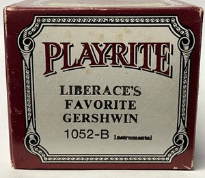 Play-Rite Player Piano Word Roll 1052-B Liberace's Favorite Gershwin  - Picture 1 of 4