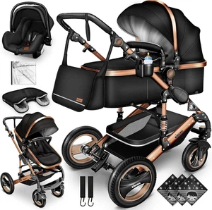 ® 3 in 1 Passeggino Completo Trio | Passeggino Sistema Combinato Con Navicella O - Foto 1 di 12
