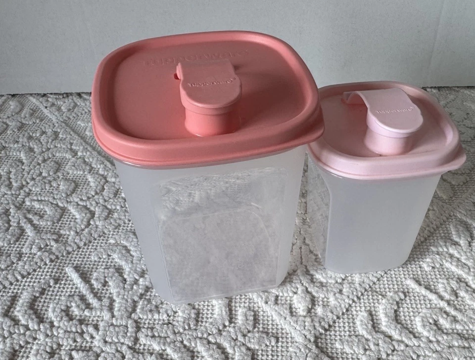 Tupperware  Set Brocca Snella Da 1 L E Da 350 Ml ,per  latte, Olio,succhi Aceto - Immagine 1 di 1