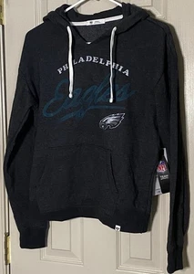 Eagles 47 Philadelphia NFL Football Hoodie ￼Flint Black small NWT - Picture 1 of 5