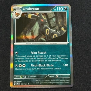Umreon 59/131 Holo Raro SV: Evoluciones Prismáticas Pokemon Juego de Cartas Coleccionables Casi Nuevo/Muy Nuevo - Imagen 1 de 2