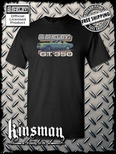 Camiseta Carroll Shelby Vintage GT 350 Ford Mustang - Imagen 1 de 20