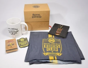 ROYAL ENFIELD Welcome Kit Riders Club Motorrad Tasse Tuch Badge Pin Anhänger - Bild 1 von 7