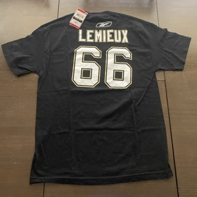 Camiseta Pittsburgh Penguins Mario Lemieux Nueva Grande Nueva Con Etiquetas Hombres Adultos Hockey NHL L Foto 1 de 2