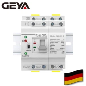 GEYA Mini Dual Power interruptor de transferencia automática rejilla en generador 4P 63A 220V - Imagen 1 de 12