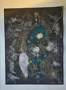 Clair Obscur Expedition 33 Cloth Map - Picture 1 of 5