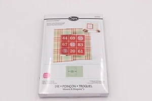 Sizzix Die Card Square Flip Its Movers & Shapers BigZ L Stephanie 657591 Used - Picture 1 of 9