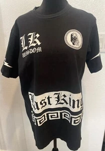 T-shirt Last Kings taglia grande adulto manica corta hip-hop LEGGI - Foto 1 di 8