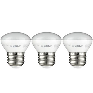 3PK R14 LED Mini Reflector Flood Light, 4W (25W), Dimmable, 3000K, 250LM, E26 - Picture 1 of 2