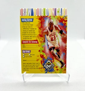 Michael Jordan - 1998-99 UD Choice Draw Your Own Trading Card #NNO - Picture 1 of 2