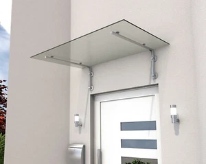 Gutta Edelstahlvordach HD/L | Klar | 1400 x 900 mm  - Bild 1 von 3