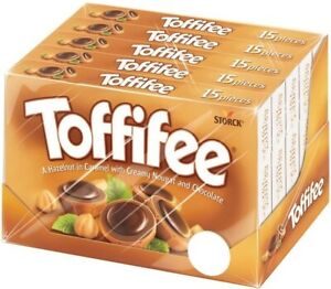 Storck Toffifee - Schokolade Pralinen - 5 Packungen je 125 Gramm