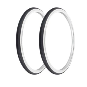PRO+ TIRES 24 x 1-3/8" BLACK/WHITE P-1179 PAIR (2 PCS) - Picture 1 of 1