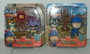 Figuras Fisher Price Mike The Knight 2+ Nuevo en paquete Mattel Mike & Yap Trollee & Yip - Imagen 1 de 4