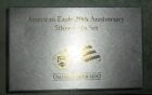 JS RFM 77949 Cases - American Eagle 20th Anniversary Silver Coin Set. Box and Ca