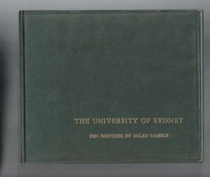 DE HISTORIA LOCAL, LA UNIVERSIDAD DE SYDNEY, BOCETOS A PLUMA por ALLAN GAMBLE 1968 - Imagen 1 de 2