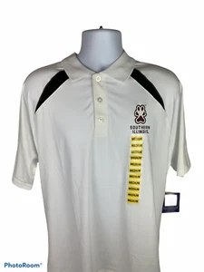 Southern Illinois Salukis Champion White Polo Shirt Super Soft Brand New!! - Picture 1 of 7