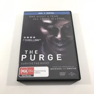 The Purge DVD Region 4 PAL Horror Thriller Movie MA15+ Ethan Hawke Lena Headey - Picture 1 of 8