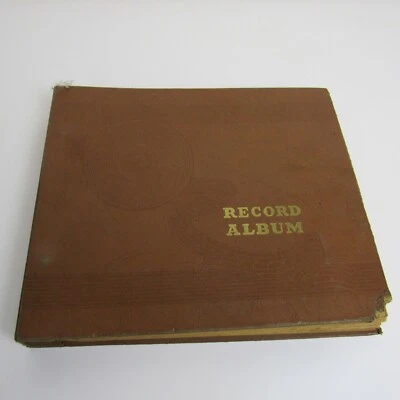 78 RPM Vintage 10" Record Storage Album Book Holder Folder 10-Pocket 10 Records - Image 1 of 4