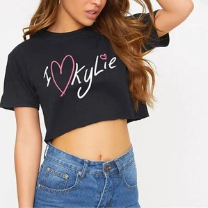 kylie Minogue T-Shirt I Love kylie Minogue T Shirt 2025 Concert UK cropped - Picture 1 of 1