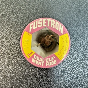 FUSE FUSETRON Bussmann T 1-1/8 Amp Doble Elemento Time-Delay - Imagen 1 de 5